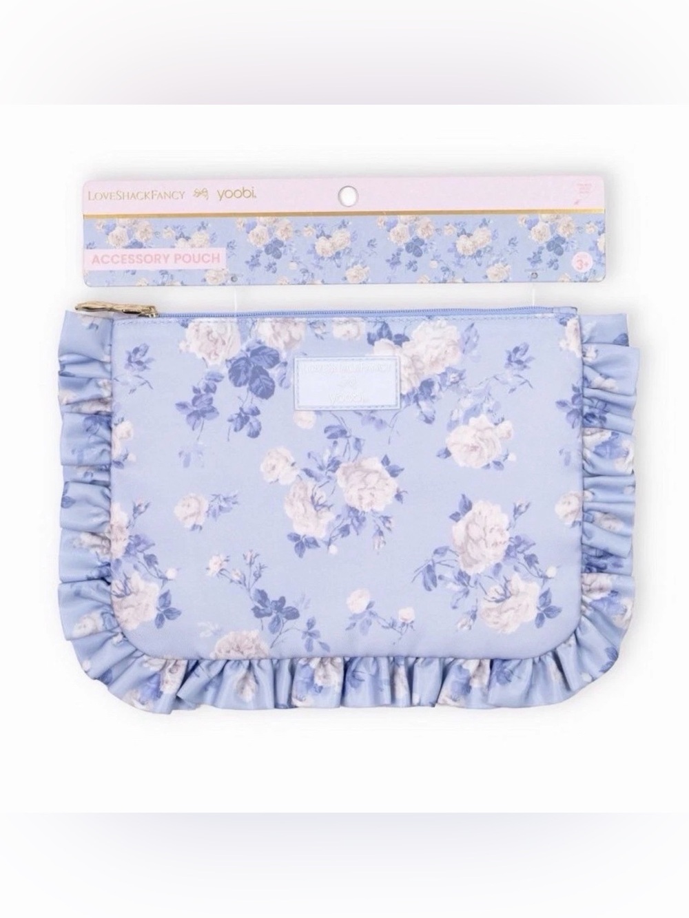 Love Shack Fancy X Target Yoobi Blooming Heirloim Pencil Case Whisper Blue🩵